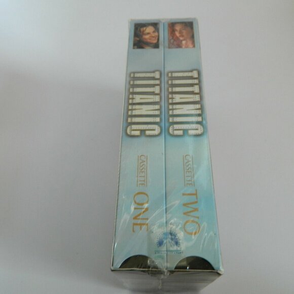 Titanic NEW Old Stock VHS 2 Tape Box Set THX Digitally Mastered NEW Sealed - Picture 3 of 4